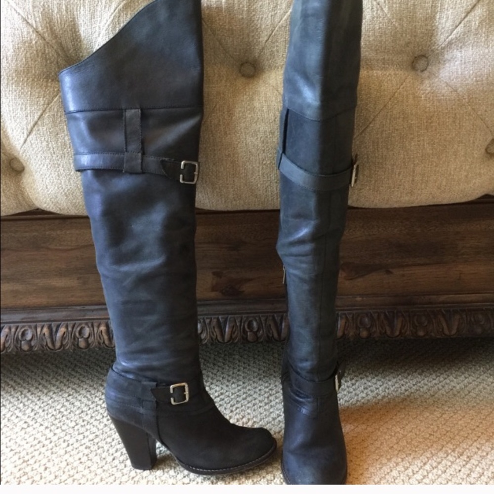 Mia Ltd edition leather over the knee boots